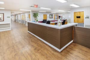 the nurse's station at West Village Care