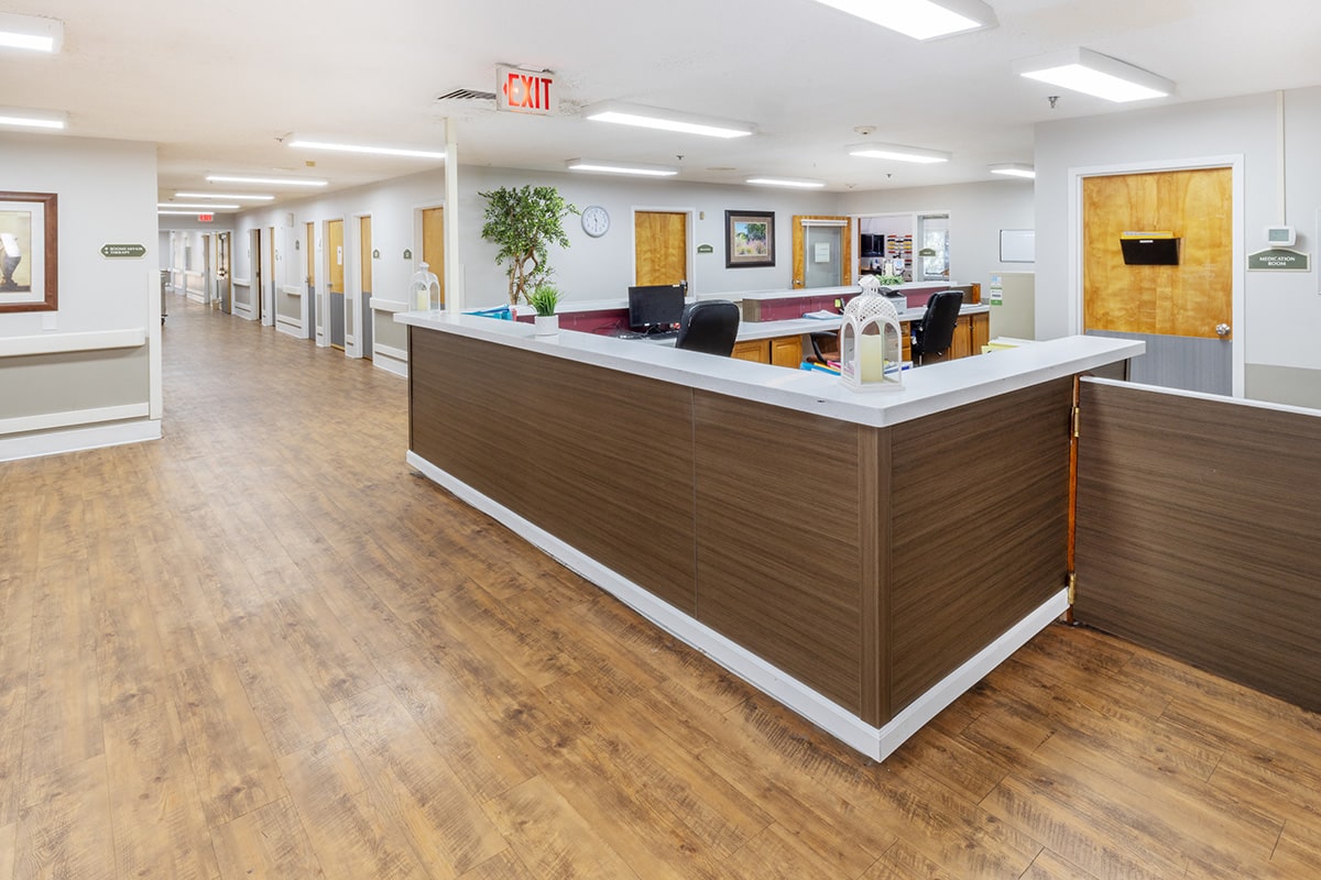 the nurse's station at West Village Care